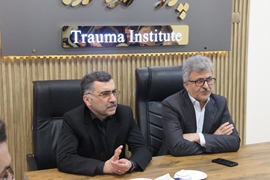 بازدید معاون تحقیقات و فناوری وزارت بهداشتاز پژوهشکده تروما گیلان 